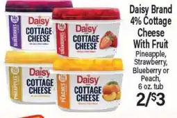 Angelo Caputo's Fresh Market Daisy Brand 4% Cottage Cheese With Fruit offer