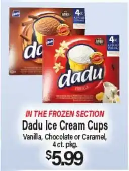Angelo Caputo's Fresh Market Dadu Ice Cream Cups offer