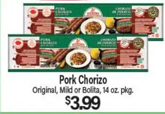 Angelo Caputo's Fresh Market Pork Chorizo offer