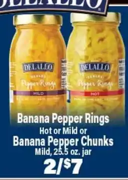 Angelo Caputo's Fresh Market Banana Pepper Rings Hot or Mild or Banana Pepper Chunks offer