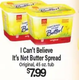Angelo Caputo's Fresh Market I Can't Believe It's Not Butter Spread offer