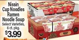 Angelo Caputo's Fresh Market Nissin Cup Noodles Ramen Noodle Soup offer
