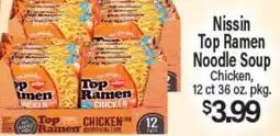 Angelo Caputo's Fresh Market Nissin Top Ramen Noodle Soup offer