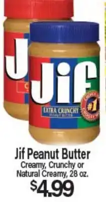 Angelo Caputo's Fresh Market Jif Peanut Butter offer