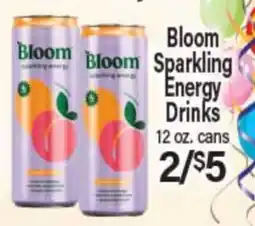 Angelo Caputo's Fresh Market Bloom Sparkling Energy Drinks offer