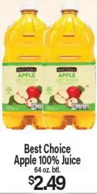 Angelo Caputo's Fresh Market Best Choice Apple 100% Juice offer