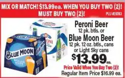Angelo Caputo's Fresh Market Peroni Beer Blue Moon Beer offer