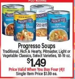 Angelo Caputo's Fresh Market Progresso Soups offer