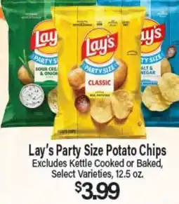 Angelo Caputo's Fresh Market Lay's Party Size Potato Chips offer