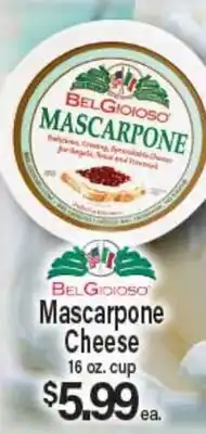 Angelo Caputo's Fresh Market Mascarpone Cheese offer