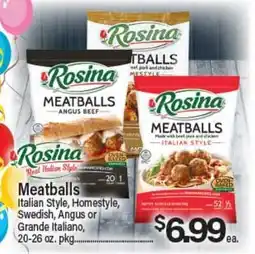 Angelo Caputo's Fresh Market Meatballs offer