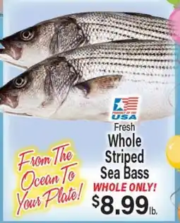 Angelo Caputo's Fresh Market Fresh Whole Striped Sea Bass offer