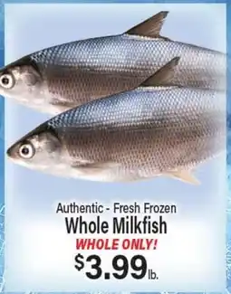 Angelo Caputo's Fresh Market Authentic - Fresh Frozen Whole Milkfish offer