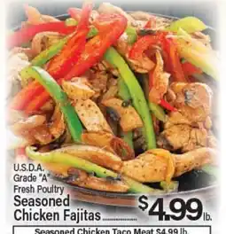 Angelo Caputo's Fresh Market Seasoned Chicken Fajitas offer