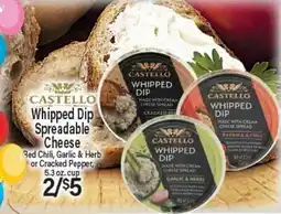 Angelo Caputo's Fresh Market CASTELLO Whipped Dip Spreadable Cheese offer