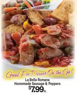 Angelo Caputo's Fresh Market La Bella Romana Homemade Sausage & Peppers offer