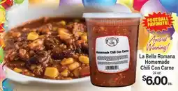 Angelo Caputo's Fresh Market La Bella Romana Homemade Chili Con Carne offer
