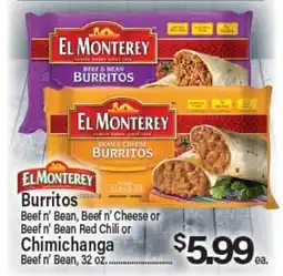 Angelo Caputo's Fresh Market El Monterey Burritos offer