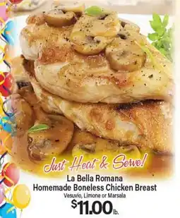 Angelo Caputo's Fresh Market La Bella Romana Homemade Boneless Chicken Breast offer