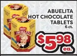 Torres Supermercado ABUELITA HOT CHOCOLATE TABLETS offer