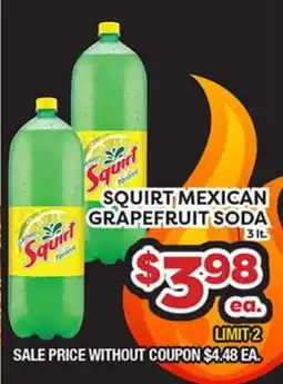 Torres Supermercado SQUIRT MEXICAN GRAPEFRUIT SODA offer