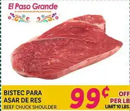 El Paso Grande BISTEC PARA ASAR DE RES offer