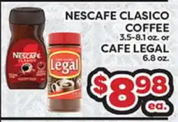 Torres Supermercado NESCAFÉ CLASICO COFFEE CAFE LEGAL offer