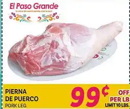 El Paso Grande PIERNA DE PUEIROCO offer