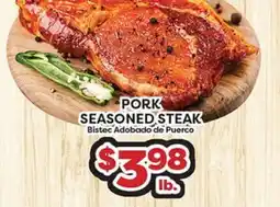 Torres Supermercado PORK SEASONED STEAK offer