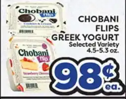 Torres Supermercado CHOBANI FLIPS GREEK YOGURT offer