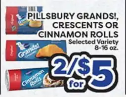 Torres Supermercado PILLSBURY GRANDS!, CRESCENTS OR CINNAMON ROLLS offer