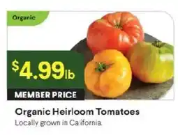 Raley's Organic Heirloom Tomatoes offer