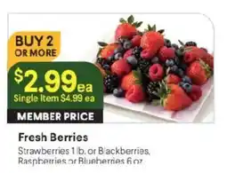 Raley's Fresh Berries offer