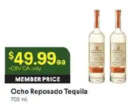 Raley's Ocho Reposado Tequila offer