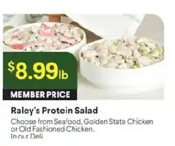 Raley's Raley's Protein Salad offer