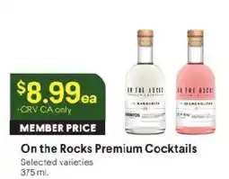 Raley's On the Rocks Premium Cocktails offer