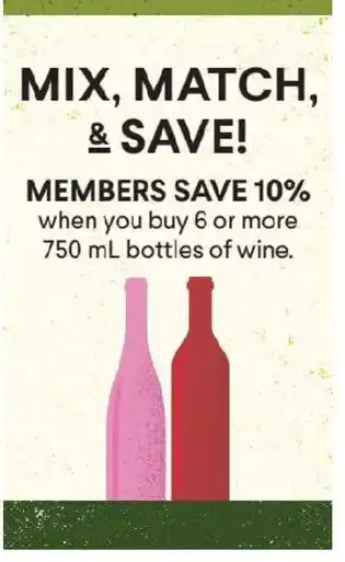 Raley's Members Save 10% offer
