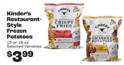 Rosauers Kinder's Restaurant-Style Frozen Potatoes offer