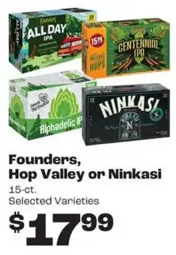Rosauers Founders, Hop Valley or Ninkasi offer