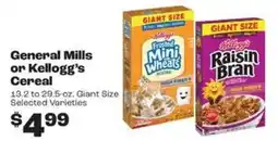 Rosauers General Mills or Kellogg's Cereal offer
