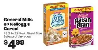 General Mills or Kellogg's Cereal