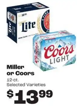 Rosauers Miller or Coors offer