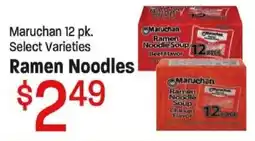 Maceys Maruchan ramen noodles offer