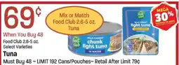 Maceys Food Club chunk light tuna offer