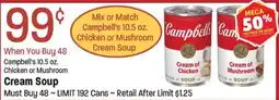 Maceys Campbell's chicken or mushroom cream soup offer