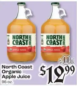 Rosauers North Coast Organic Apple Juice offer