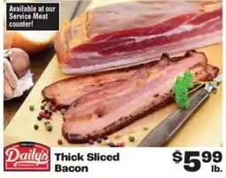 Rosauers Daily's Thick Sliced Bacon offer