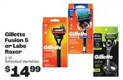 Rosauers Gillette Fusion 5 or Labs Razor offer