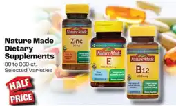 Rosauers Nature Made Dietary Supplements offer