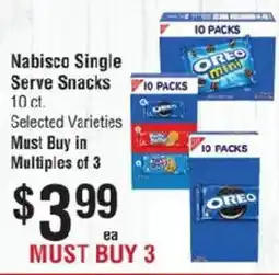 Smart & Final Nabisco Single Serve Snacks offer